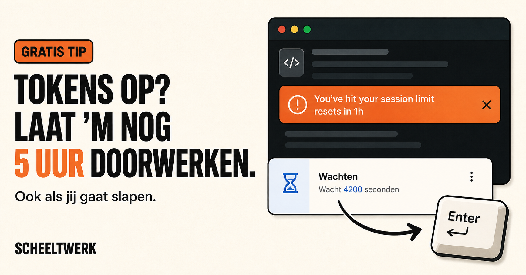 LinkedIn-bericht waarbij een AI-taak automatisch om 17:00 uur via Power Automate wordt voortgezet